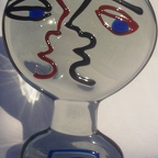 Ermanno Nason Büste Glas Entw.Picasso