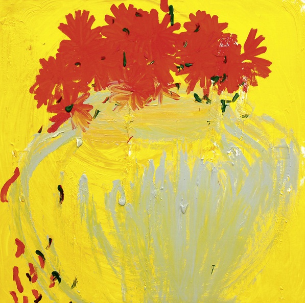 Stiglmayr-Keshishzadeh Claudia · „Flower Power“ · Acryl auf Leinwand · 100 x 100 cm · 2015.jpg