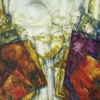 Janulajtite Marina · „Mondsee“  · Öl auf Leinwand · 120 x 150 cm · 2005