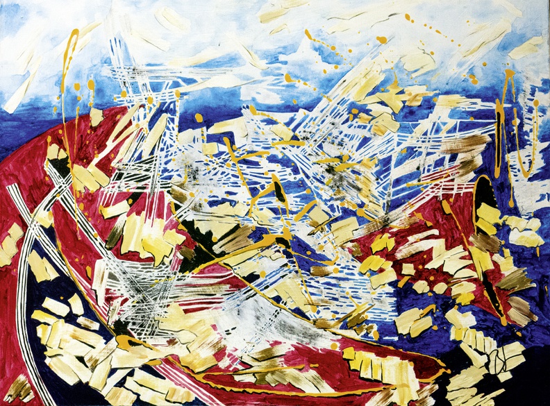 Breitenfellner Monika · „Blowin´in the Wind“ · Acryl auf Leinwand · 80 x 60 cm · 2015.jpg