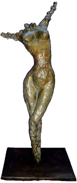 Sewekow Birgit · 02 · „Grazie“ · Bronzeskulptur · Höhe 101 cm · 2015.jpg
