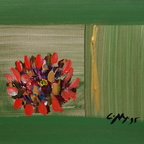Christine Ny - Blumenfenster 14,5x20 cm