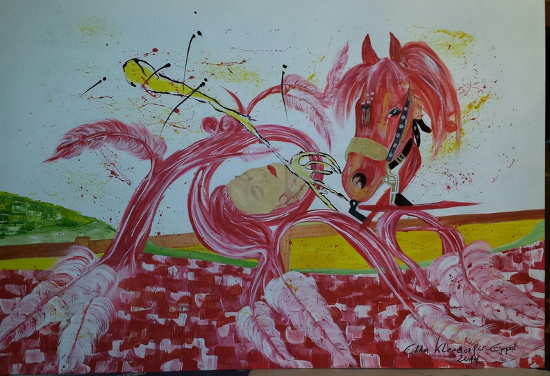 Der Rote Traum, Acryl auf Leinen, 80x100 cm.png