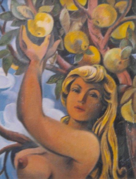 Eva mit Äpfeln, 50x40cm, Ö.Lw, 1980.jpg