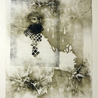 Jüttner Renate, Steinzeiten II, Lithographie, 70x50 cm