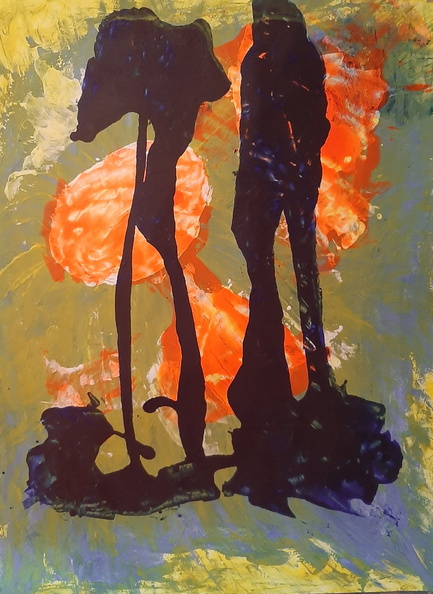 Salimbajeva Ludmila, Orientierungslos, Acryl auf Karton, 66 x 50 cm.jpg