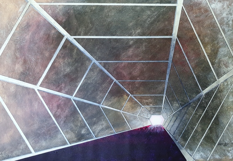 Maralo HiRes There is light at the end of the tunnel, Mischtechnik, 85 x 125 cm.jpg
