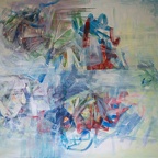Hamo - Große Veränderungen I, Acryl auf Leinwand, 120 x 140 cm