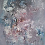 Hamo - Winter Gefühle, Acryl auf Leinwand, 50 x 45 cm